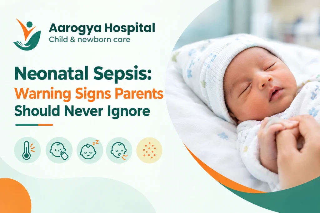 Warning signs of neonatal sepsis and newborn infection